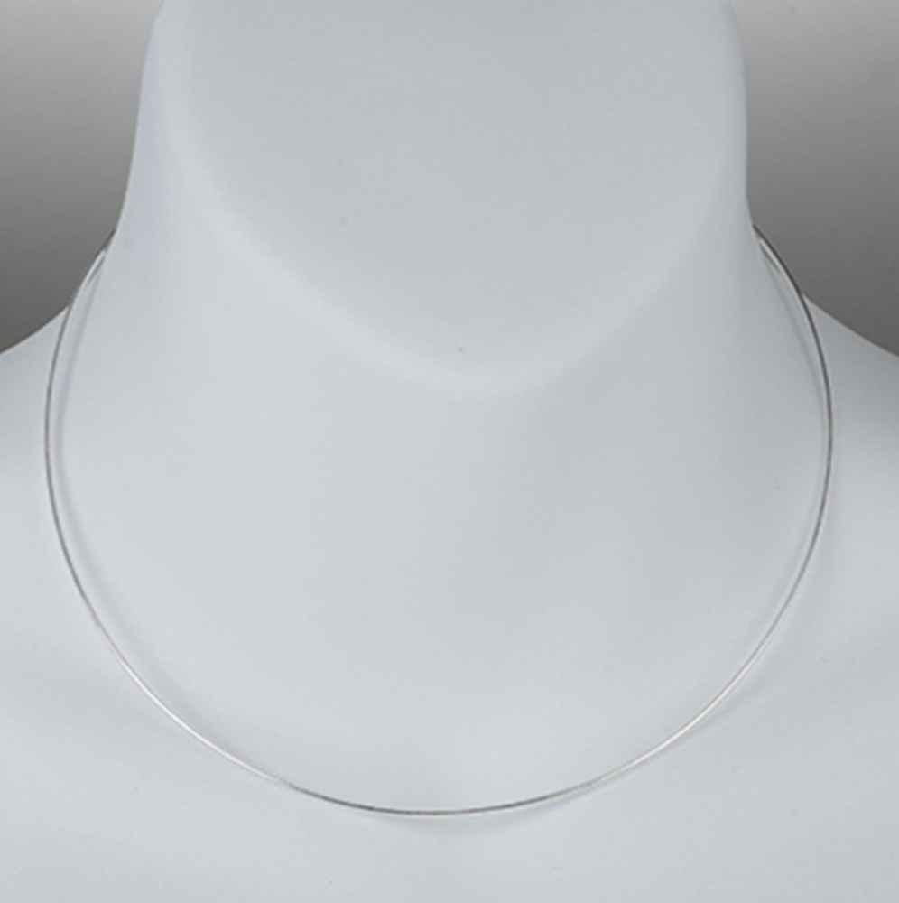 Edforce Women's Stainless Steel Classic Choker Necklace (16 Inches)